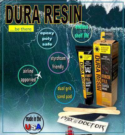 SunPowered Dura Resin Combo W/UV Light - Ding Repair Kits and Ding Repair  Resins by Phix Doctor