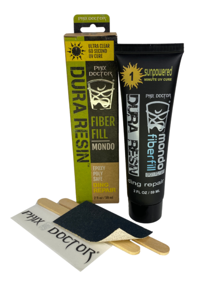 Surfboard clearance repair resin