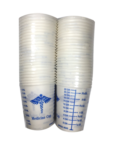 50 Graduated Wax Coated Paper Cups 3 oz for Epoxy Resin, Polyester Resin, Paints