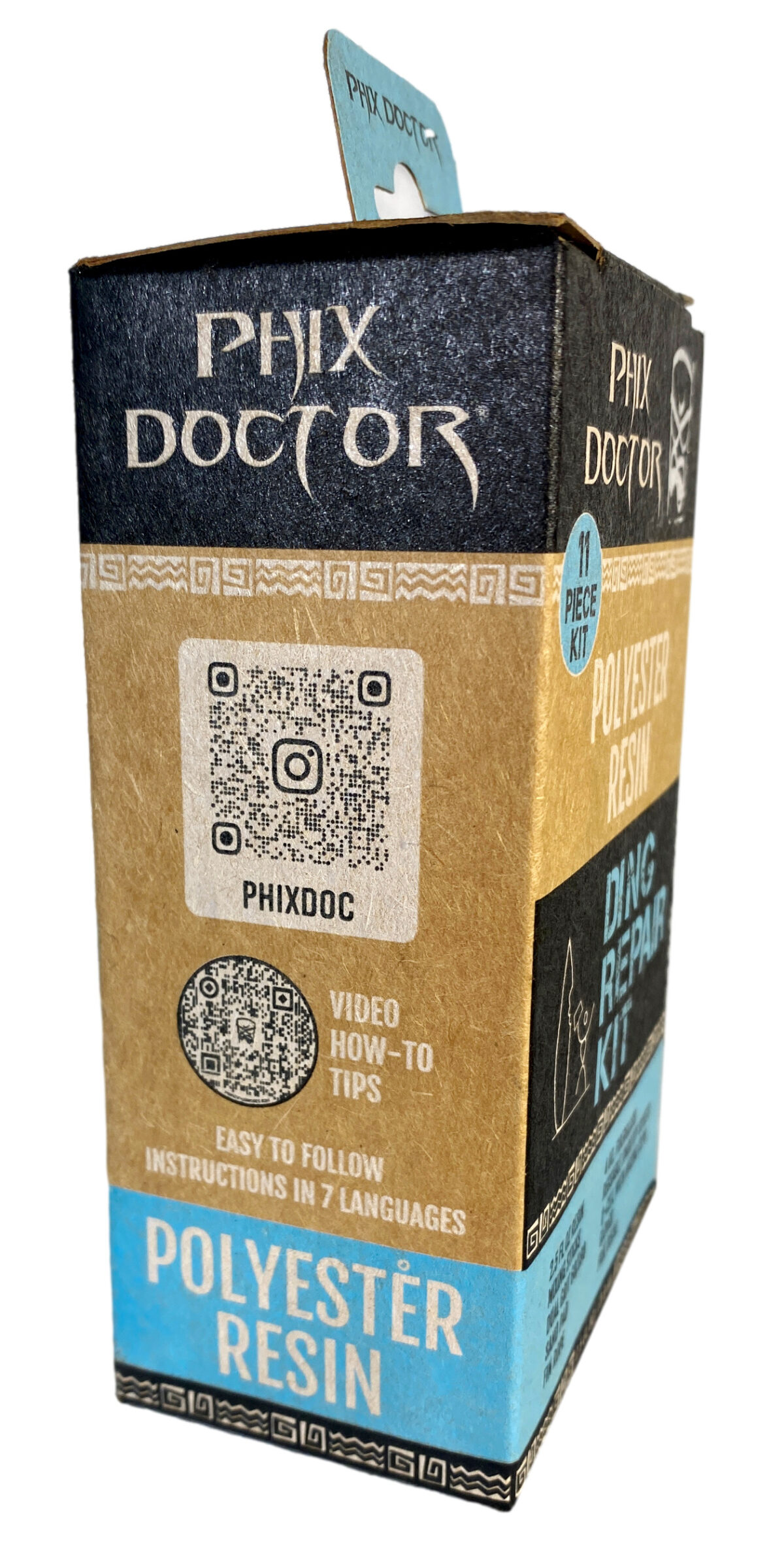 Phix Doctor Dura Rez Kit Réparation Surf Époxy Polyester 2 Oz - Sunpowered
